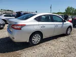 2015 Nissan Sentra S Серебряный vin: 3N1AB7AP5FL673531