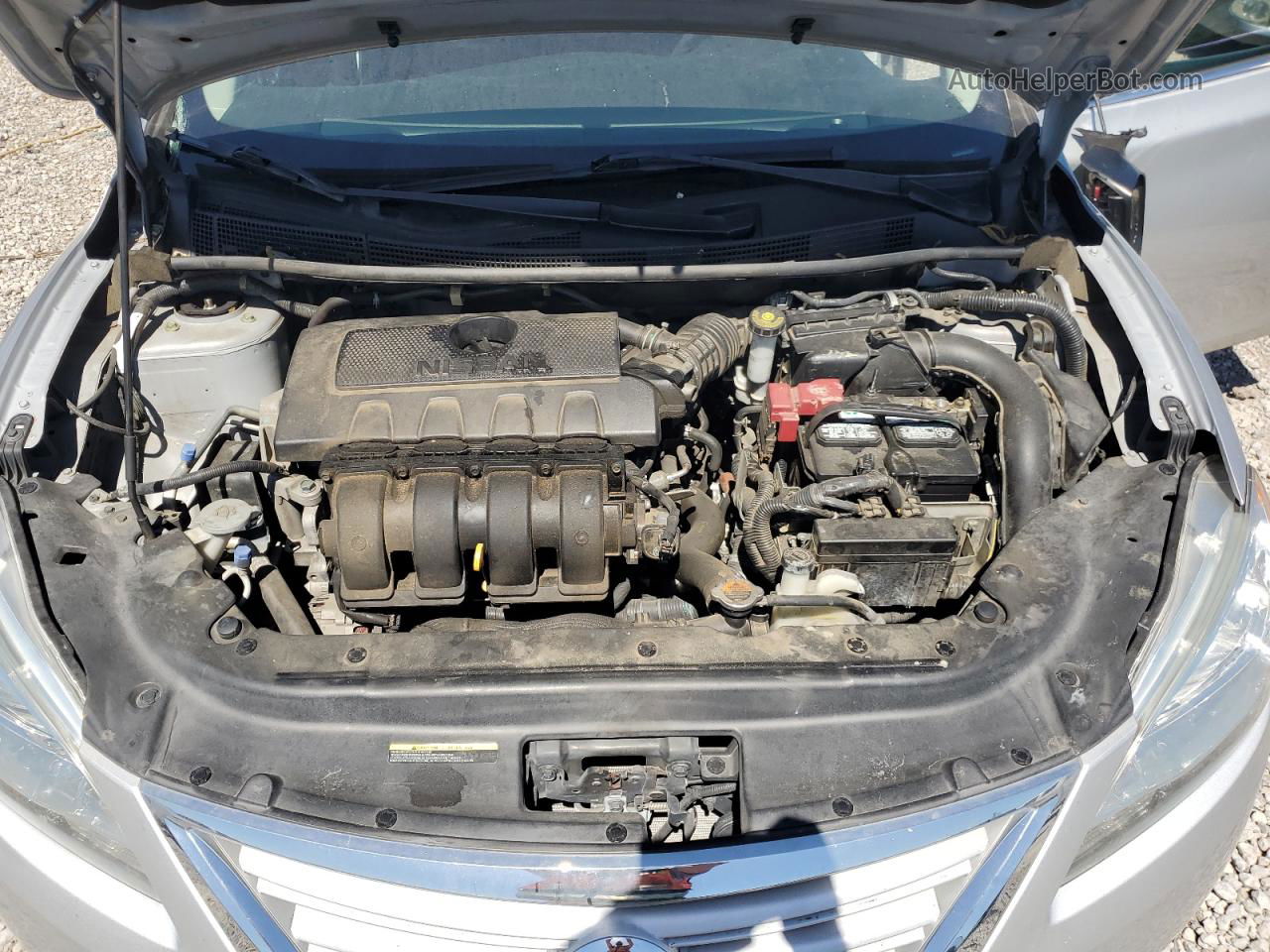 2015 Nissan Sentra S Серебряный vin: 3N1AB7AP5FL673531