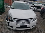 2015 Nissan Sentra S White vin: 3N1AB7AP5FL682097