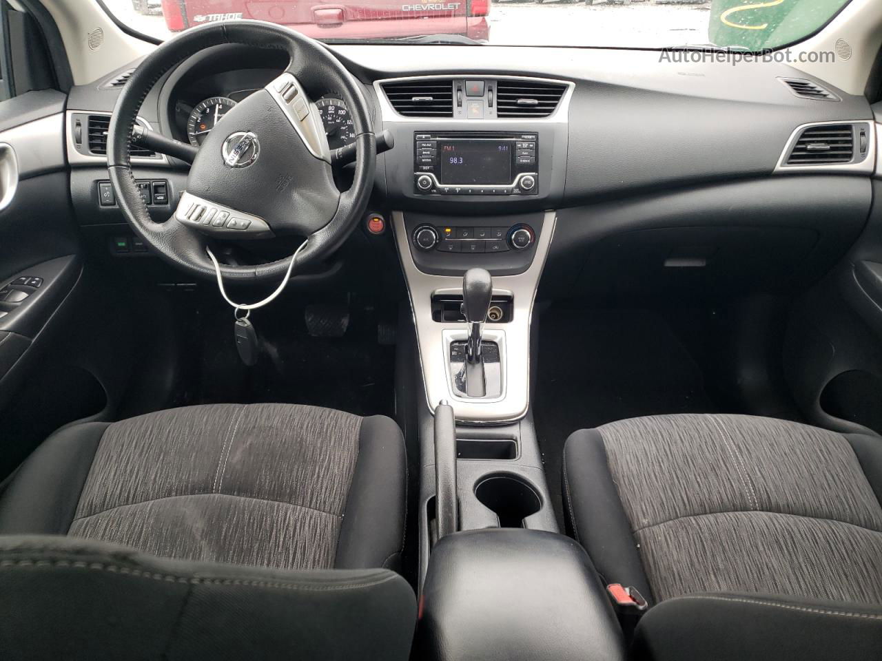 2015 Nissan Sentra S Белый vin: 3N1AB7AP5FL682097