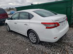 2015 Nissan Sentra S White vin: 3N1AB7AP5FL682097