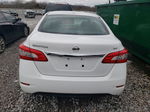 2015 Nissan Sentra S White vin: 3N1AB7AP5FL682097