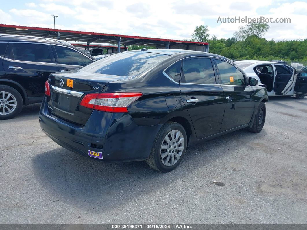 2015 Nissan Sentra Sv Черный vin: 3N1AB7AP5FY213692