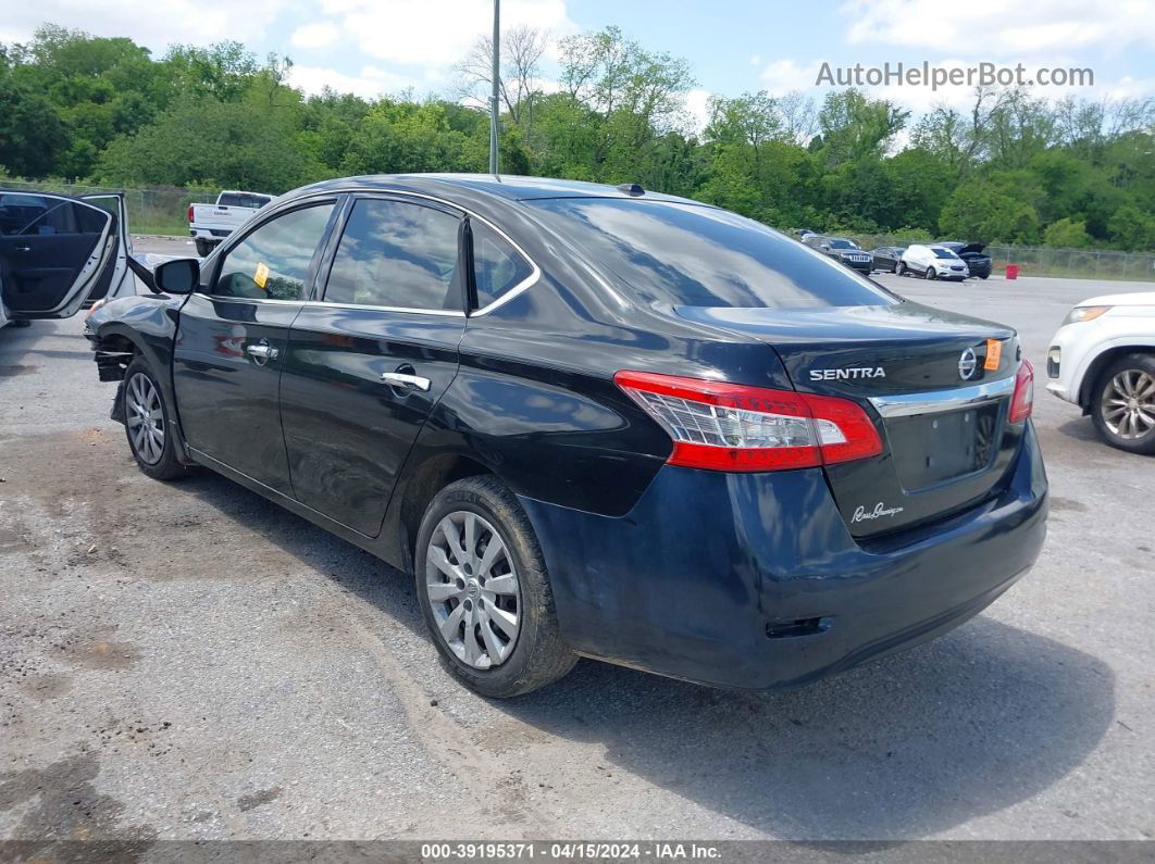 2015 Nissan Sentra Sv Black vin: 3N1AB7AP5FY213692