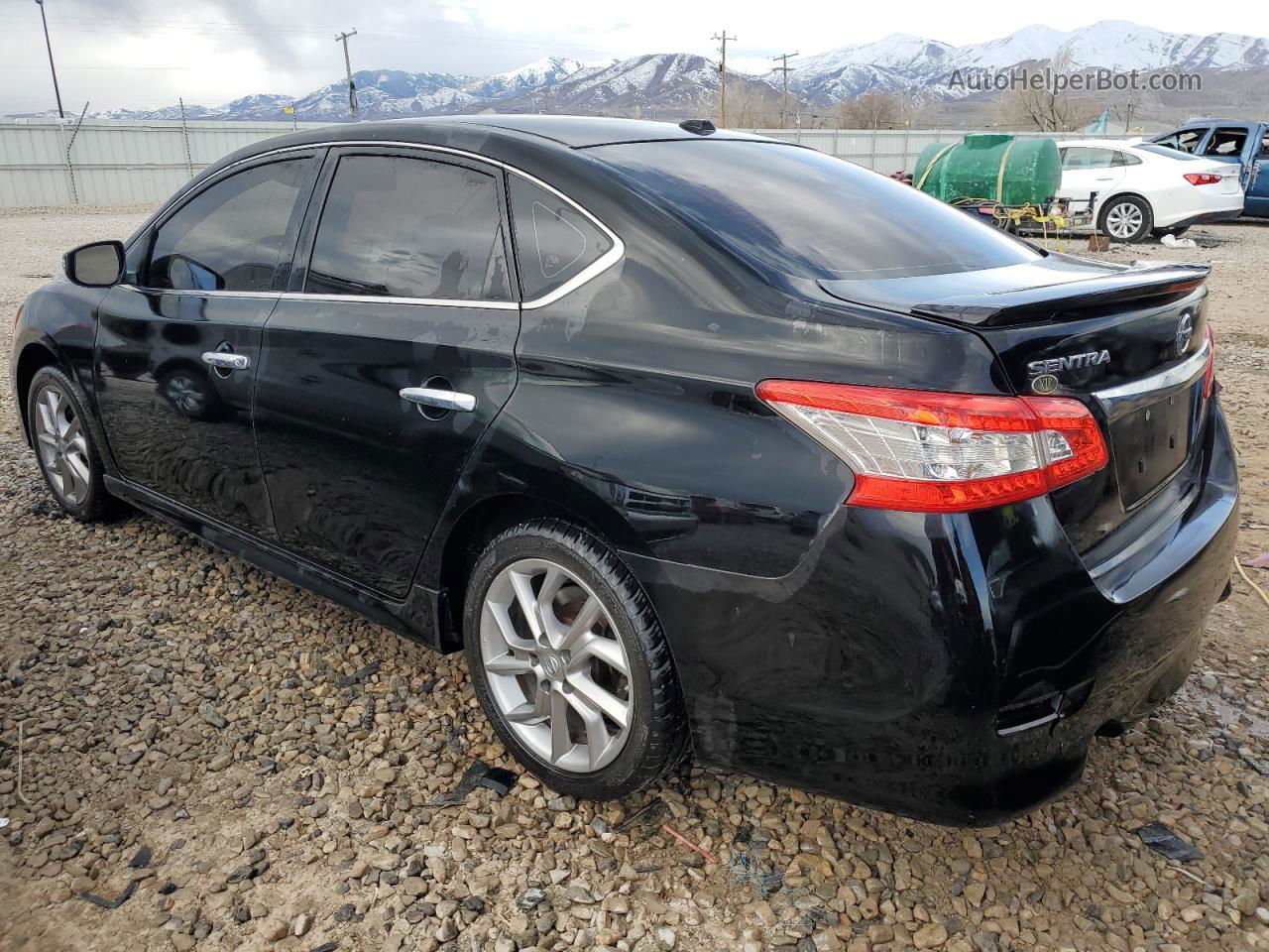 2015 Nissan Sentra S Black vin: 3N1AB7AP5FY223669