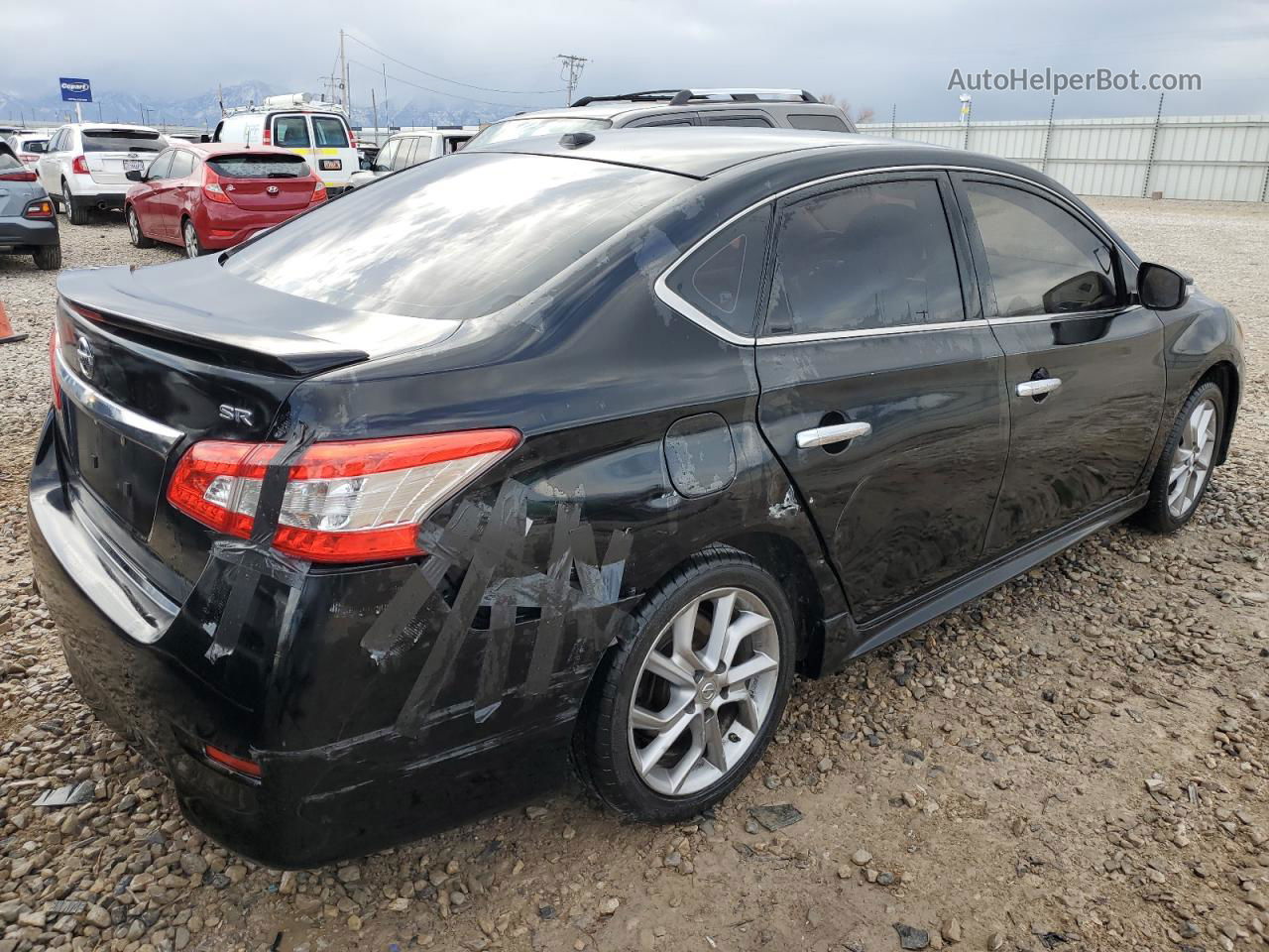 2015 Nissan Sentra S Black vin: 3N1AB7AP5FY223669