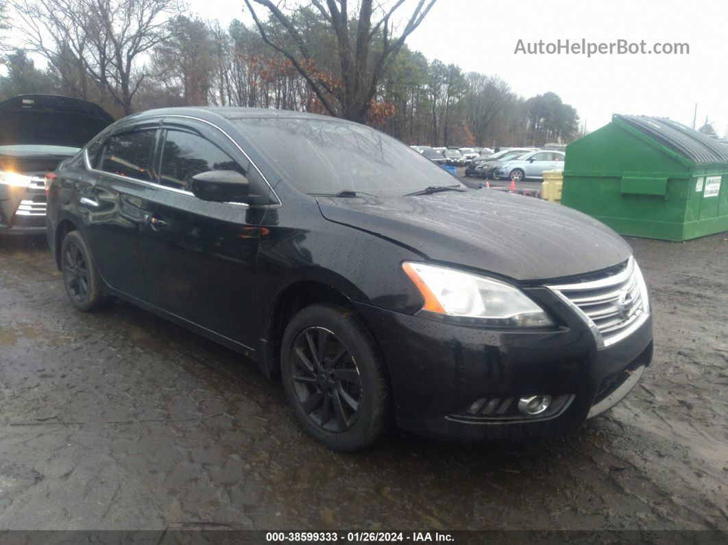 2015 Nissan Sentra Sv Black vin: 3N1AB7AP5FY246305