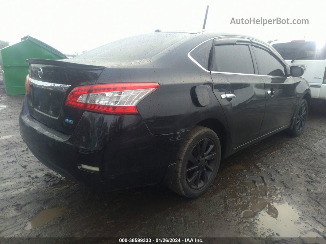 2015 Nissan Sentra Sv Black vin: 3N1AB7AP5FY246305