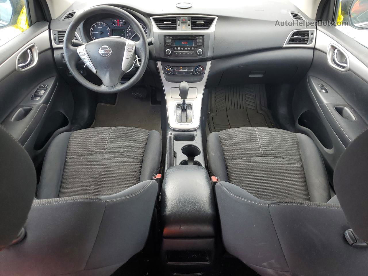 2015 Nissan Sentra S Серый vin: 3N1AB7AP5FY277506