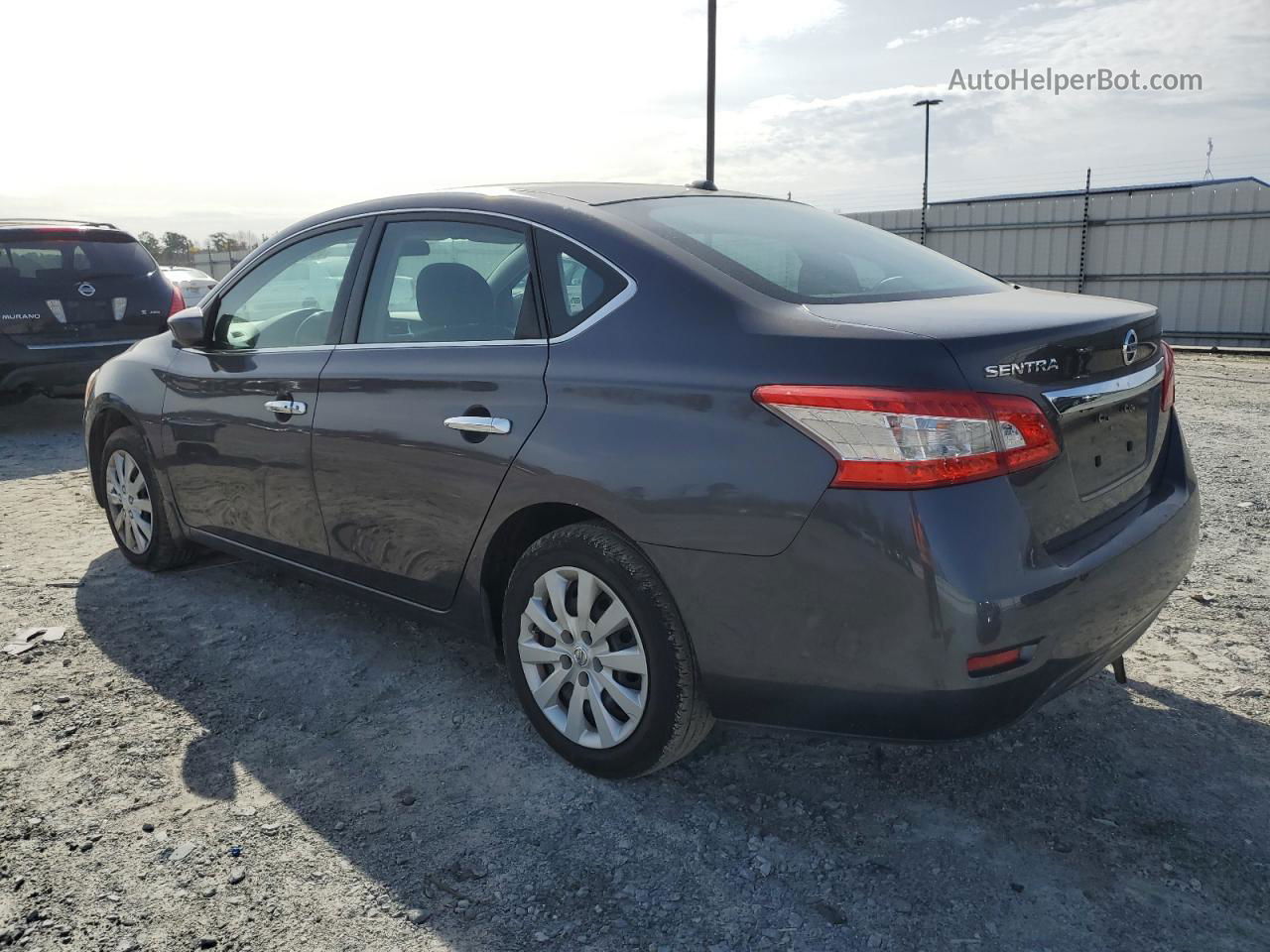 2015 Nissan Sentra S Серый vin: 3N1AB7AP5FY303103