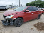 2015 Nissan Sentra S Burgundy vin: 3N1AB7AP5FY325912