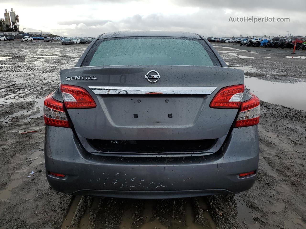 2015 Nissan Sentra S Gray vin: 3N1AB7AP5FY331225