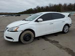 2015 Nissan Sentra S White vin: 3N1AB7AP5FY338658