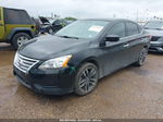 2015 Nissan Sentra S Black vin: 3N1AB7AP5FY347778