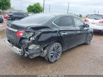 2015 Nissan Sentra S Black vin: 3N1AB7AP5FY347778