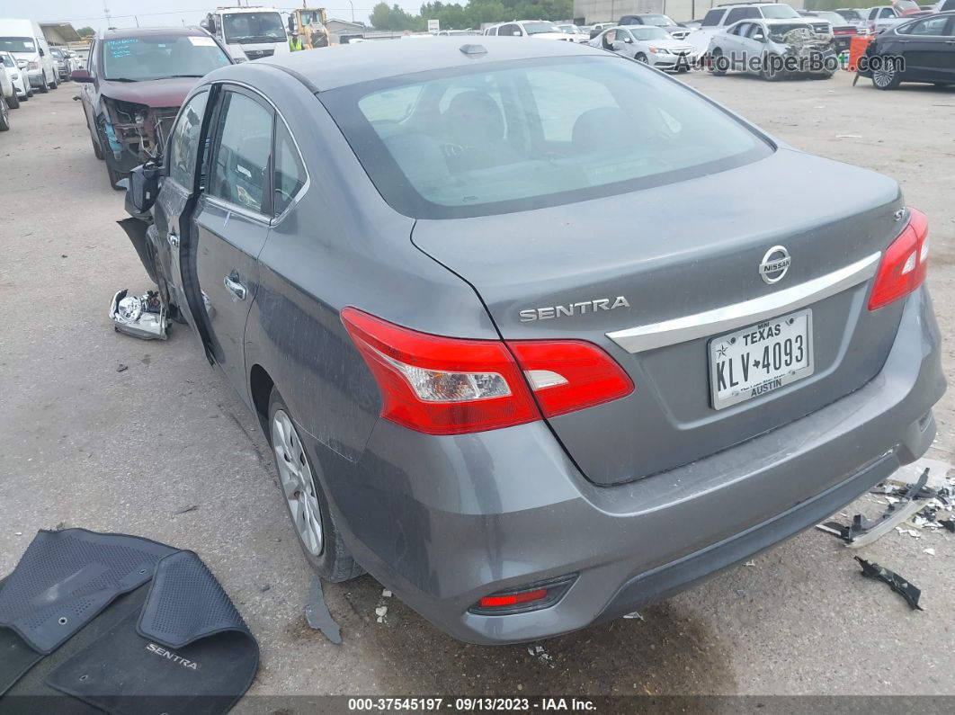 2016 Nissan Sentra Fe+ S/s/sv/sr/sl Gray vin: 3N1AB7AP5GL645780