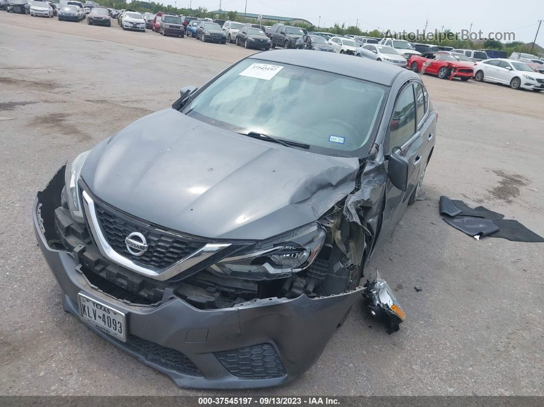 2016 Nissan Sentra Fe+ S/s/sv/sr/sl Gray vin: 3N1AB7AP5GL645780