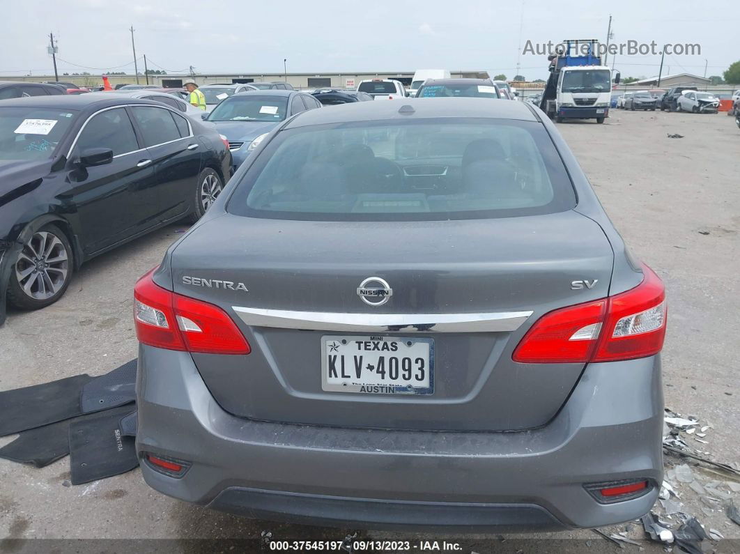 2016 Nissan Sentra Fe+ S/s/sv/sr/sl Gray vin: 3N1AB7AP5GL645780