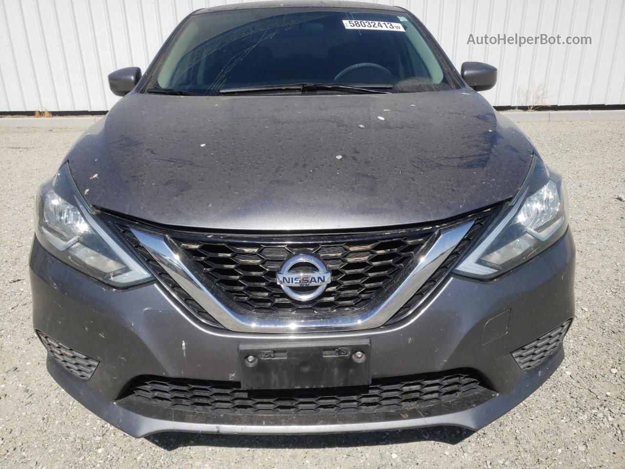 2016 Nissan Sentra S Gray vin: 3N1AB7AP5GY215668