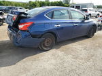 2016 Nissan Sentra S Blue vin: 3N1AB7AP5GY216481