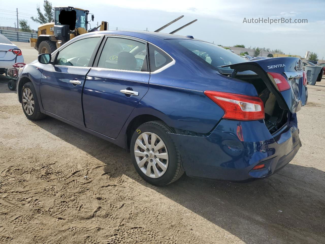 2016 Nissan Sentra S Blue vin: 3N1AB7AP5GY216481