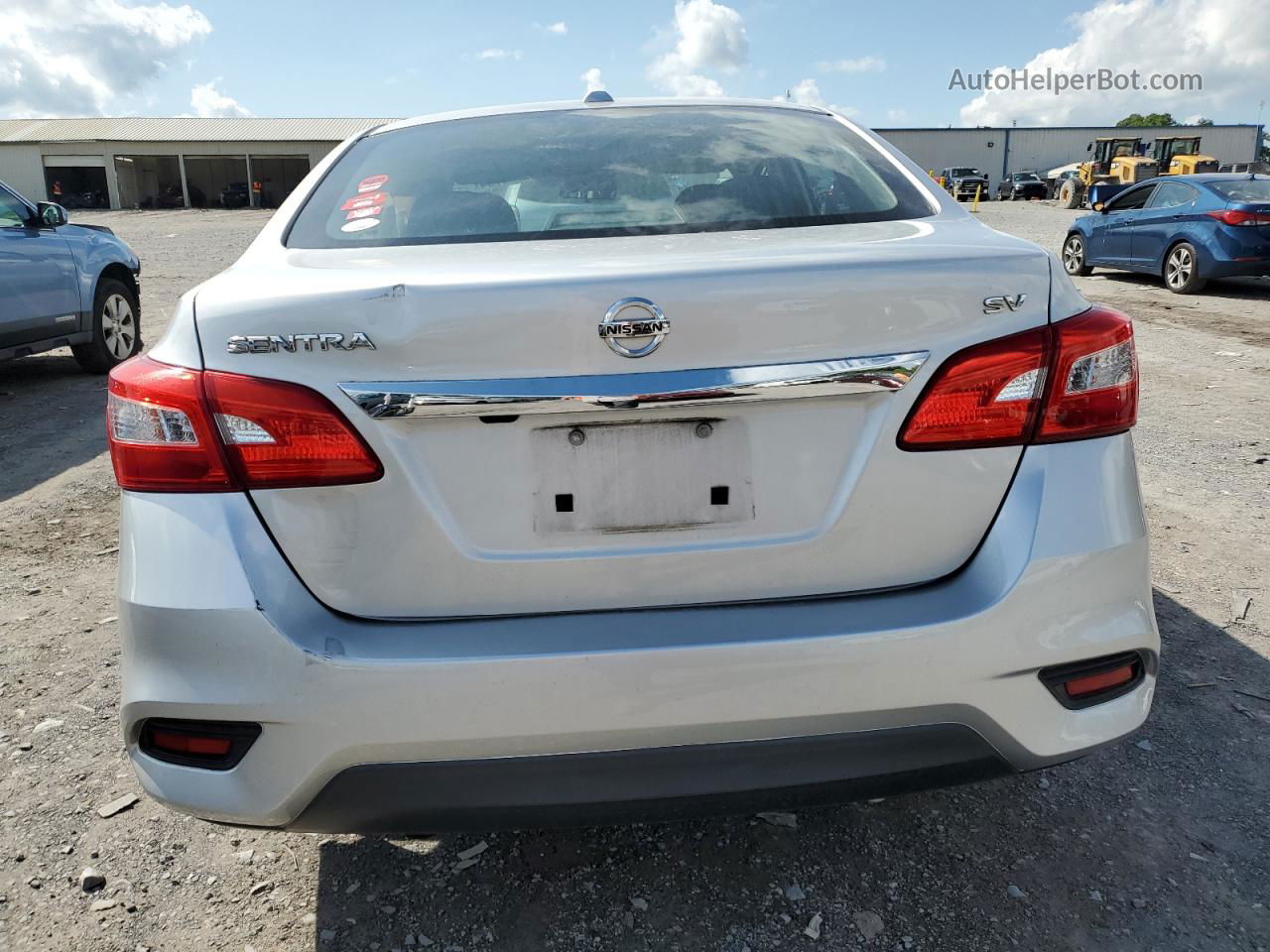 2016 Nissan Sentra S Silver vin: 3N1AB7AP5GY222572