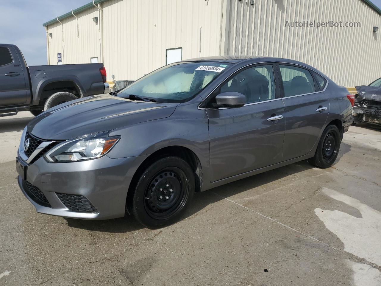 2016 Nissan Sentra S Gray vin: 3N1AB7AP5GY231983