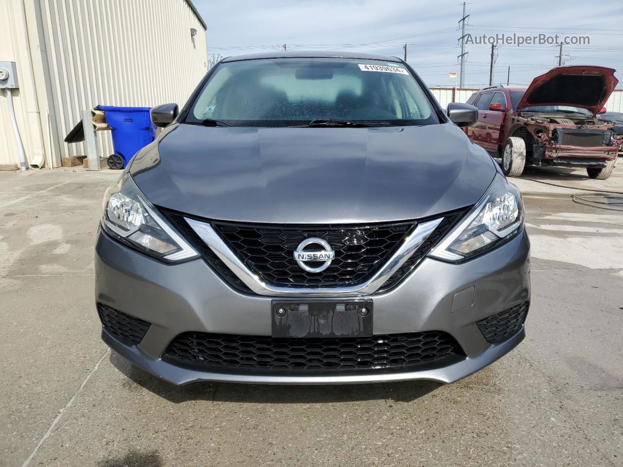 2016 Nissan Sentra S Gray vin: 3N1AB7AP5GY231983