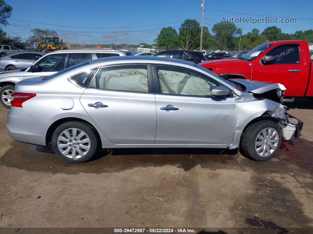 2016 Nissan Sentra Fe+ S/s/sl/sr/sv Silver vin: 3N1AB7AP5GY234771