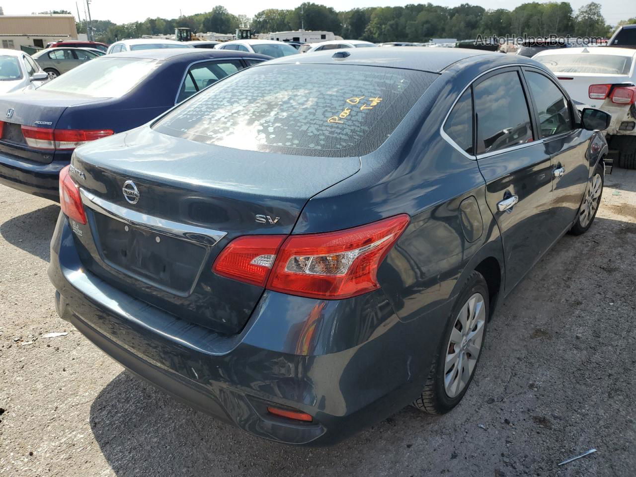 2016 Nissan Sentra S Blue vin: 3N1AB7AP5GY247715