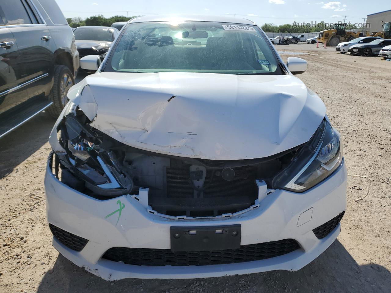 2016 Nissan Sentra S White vin: 3N1AB7AP5GY249545