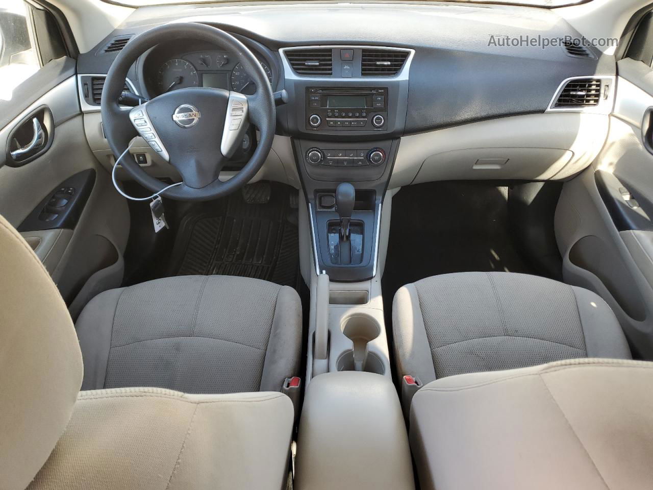 2016 Nissan Sentra S Белый vin: 3N1AB7AP5GY249545