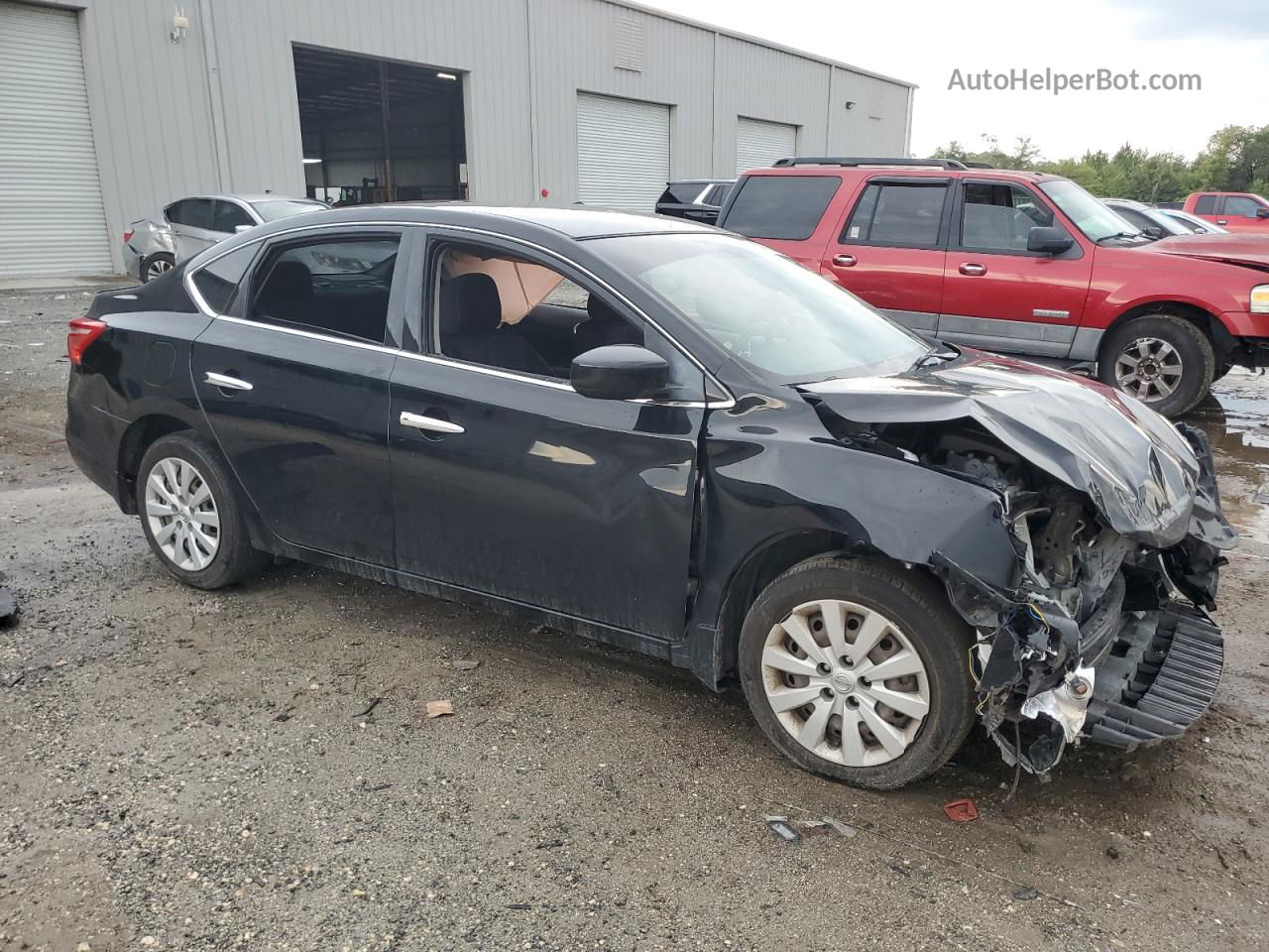 2016 Nissan Sentra S Black vin: 3N1AB7AP5GY289124