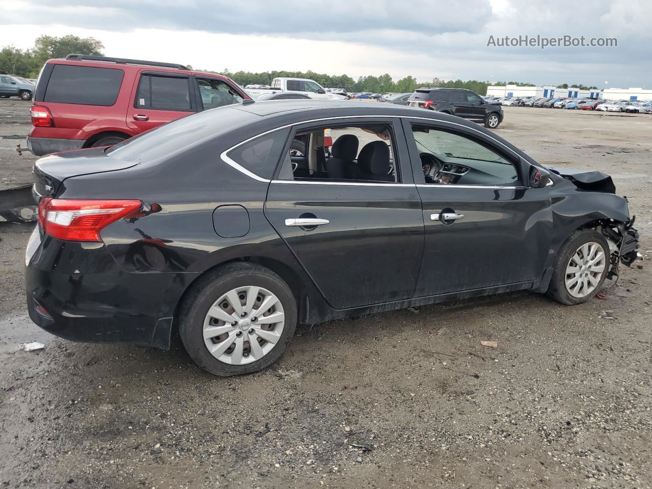 2016 Nissan Sentra S Black vin: 3N1AB7AP5GY289124