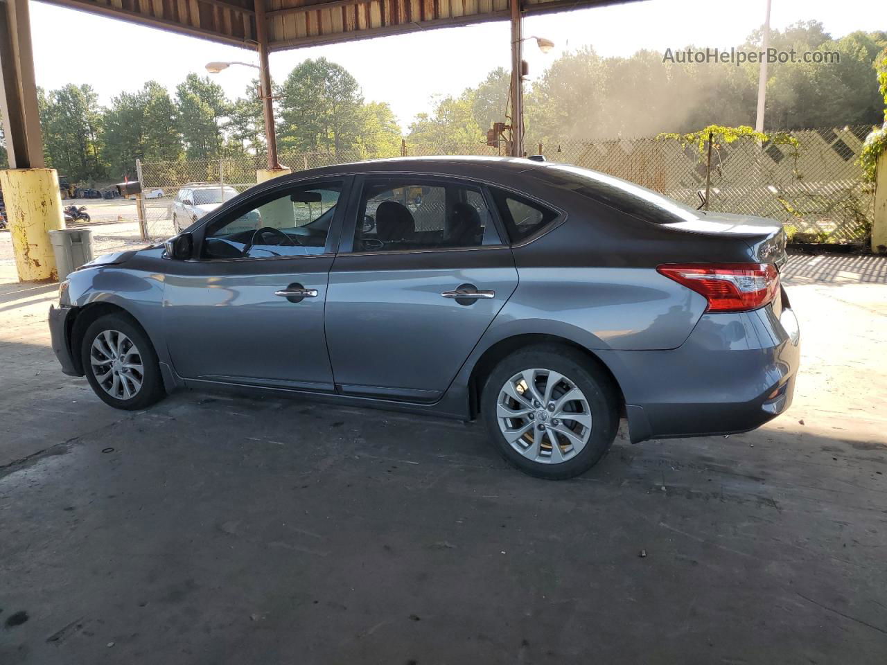 2016 Nissan Sentra S Серый vin: 3N1AB7AP5GY339777