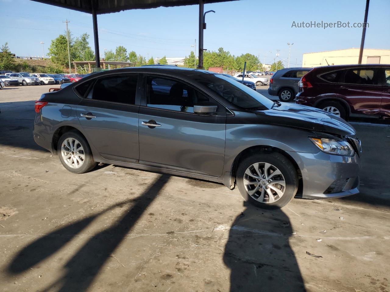 2016 Nissan Sentra S Gray vin: 3N1AB7AP5GY339777