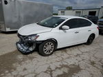 2018 Nissan Sentra S White vin: 3N1AB7AP5JL607330