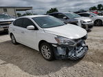 2018 Nissan Sentra S White vin: 3N1AB7AP5JL607330