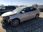 2018 Nissan Sentra S Серебряный vin: 3N1AB7AP5JL621454