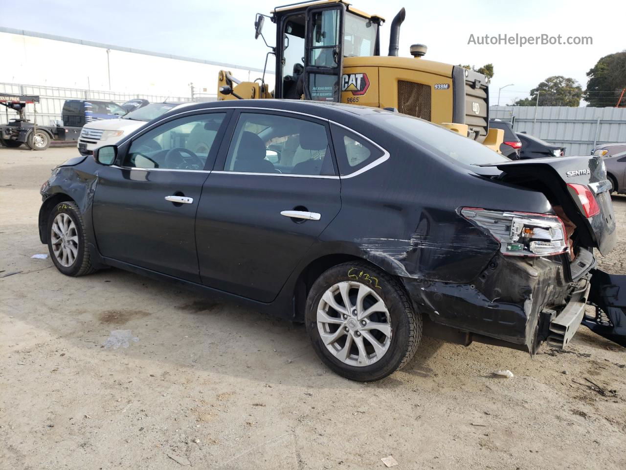 2018 Nissan Sentra S Black vin: 3N1AB7AP5JL631563