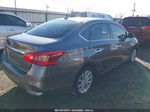 2018 Nissan Sentra Sv Gray vin: 3N1AB7AP5JL632017