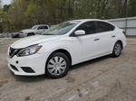 2018 Nissan Sentra S White vin: 3N1AB7AP5JY209683