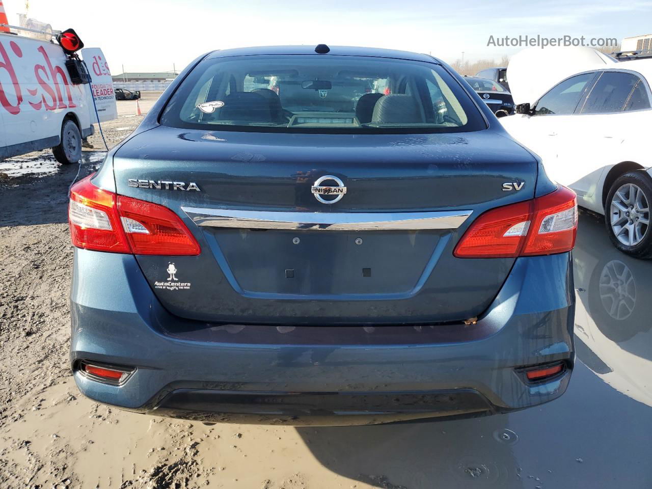 2018 Nissan Sentra S Серый vin: 3N1AB7AP5JY216133