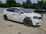 2018 Nissan Sentra S White vin: 3N1AB7AP5JY218755