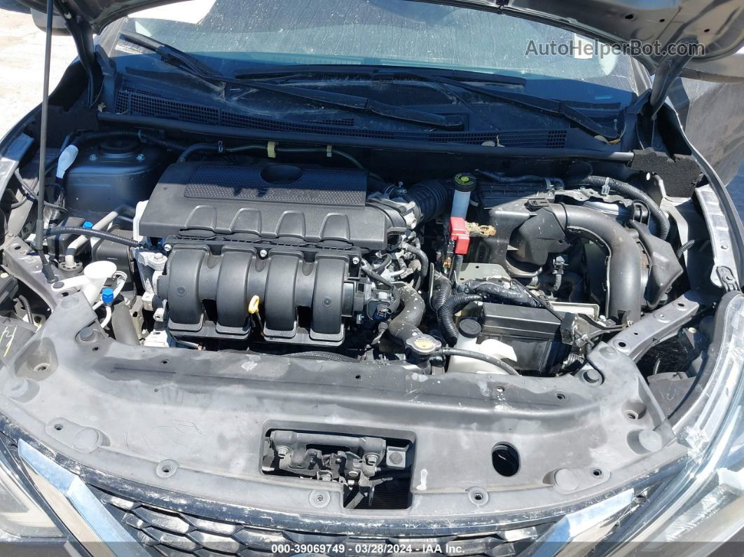 2018 Nissan Sentra S Серый vin: 3N1AB7AP5JY223356