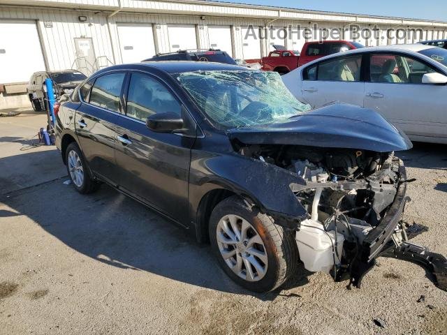 2018 Nissan Sentra S Black vin: 3N1AB7AP5JY224507