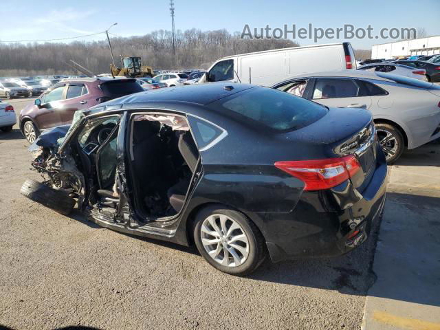 2018 Nissan Sentra S Black vin: 3N1AB7AP5JY224507