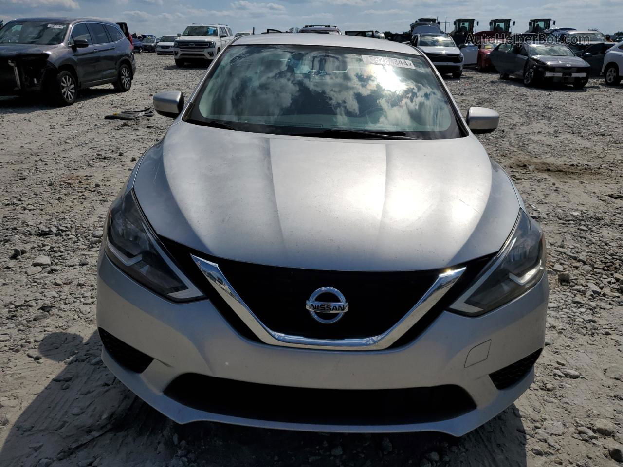 2018 Nissan Sentra S Silver vin: 3N1AB7AP5JY227682