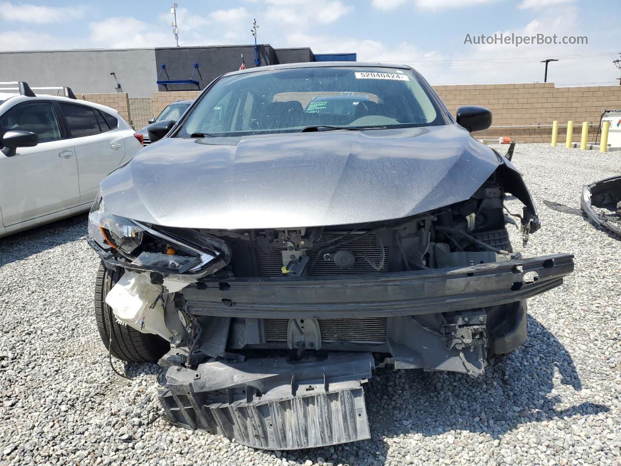 2018 Nissan Sentra S Gray vin: 3N1AB7AP5JY237984