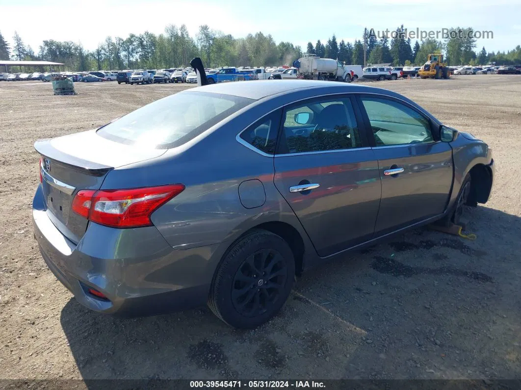 2018 Nissan Sentra S Gray vin: 3N1AB7AP5JY252095